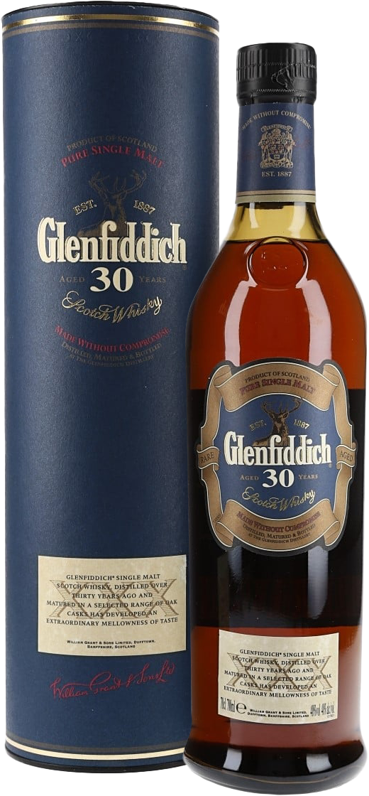Glenfiddich 30 Year Old Single Malt Scotch Whisky (700mL) – Flaviar