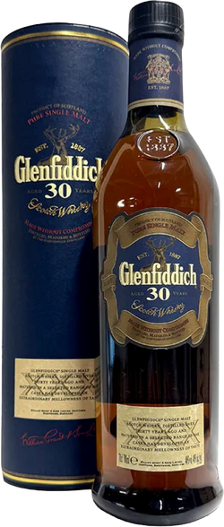 Glenfiddich 30 Year Old Single Malt Scotch Whisky (700mL)