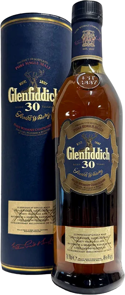 Glenfiddich 30 Year Old Single Malt Scotch Whisky (700mL)