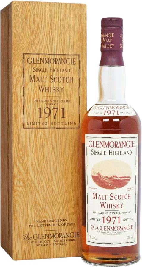 Glenmorangie 22 Year Old 1971 Vintage Single Malt Scotch Whisky Glenmorangie 22 Year Old 1971 Vintage Single Malt Scotch Whisky