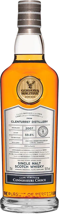 Gordon & MacPhail Connoisseurs Choice Glenturret 18 Year Old Single Malt Scotch Whisky (700mL)