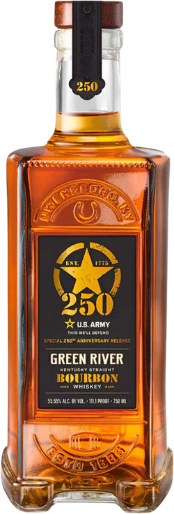 Green River U.S. Army 250th Anniversary Release Straight Bourbon Whiskey