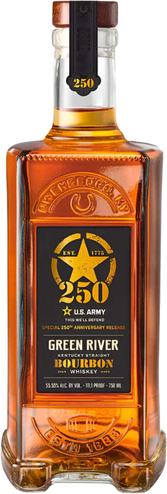 Green River U.S. Army 250th Anniversary Release Straight Bourbon Whiskey