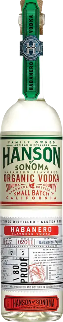 Hanson of Sonoma Habanero Organic Vodka