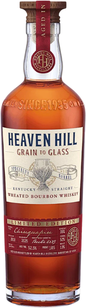 Heaven Hill Grain To Glass Chinquapin Barrel 2025 Limited Edition Wheated Bourbon Whiskey (700mL)