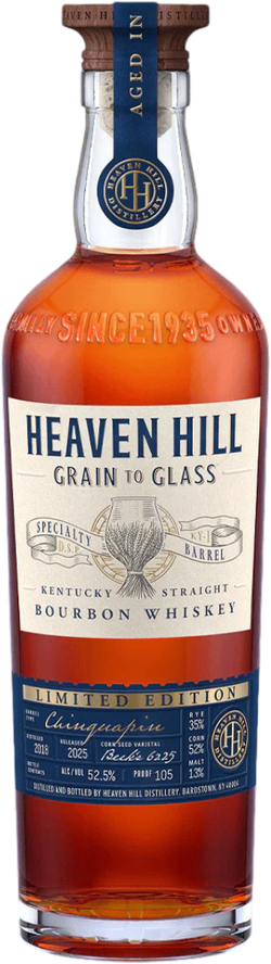 Heaven Hill Grain to Glass Speicality Barrel Chinquapin Oak Straight Bourbon Whiskey (700mL)