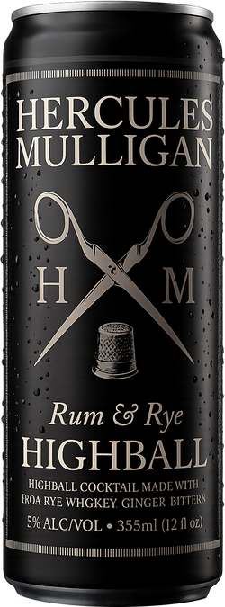 Hercules Mulligan Rum & Rye Highball Cocktail (24-Pack) (8.52L)