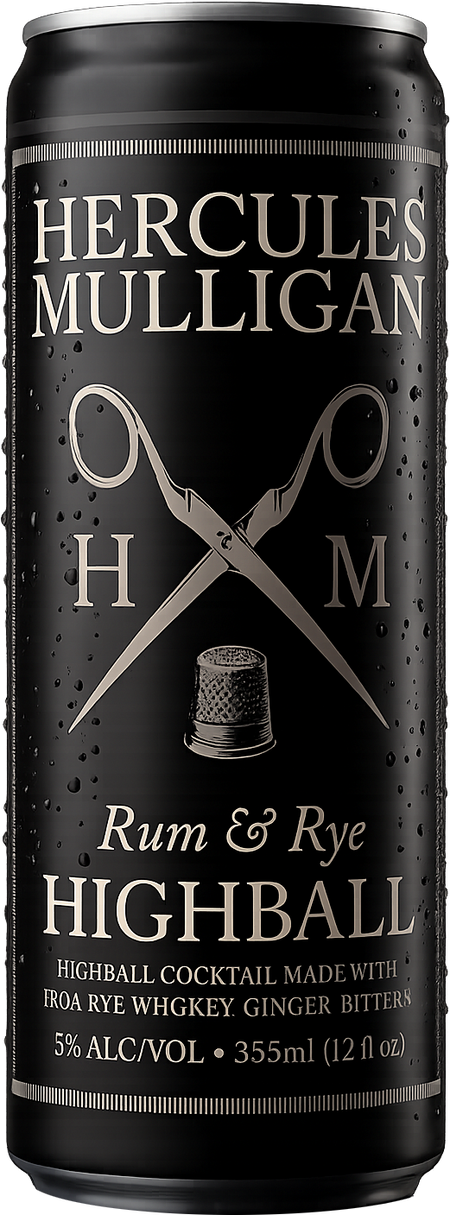 Hercules Mulligan Rum & Rye Highball Cocktail (24-Pack) (8.52L)