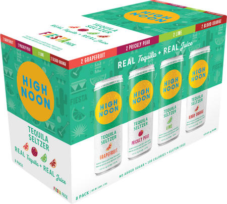 High Noon Fiesta Tequila Seltzer Variety Pack (2.84L)