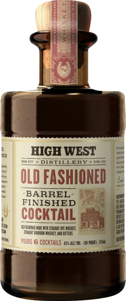High West Distillery 'Old Fashioned' Barrel Finished Cocktail (375mL)