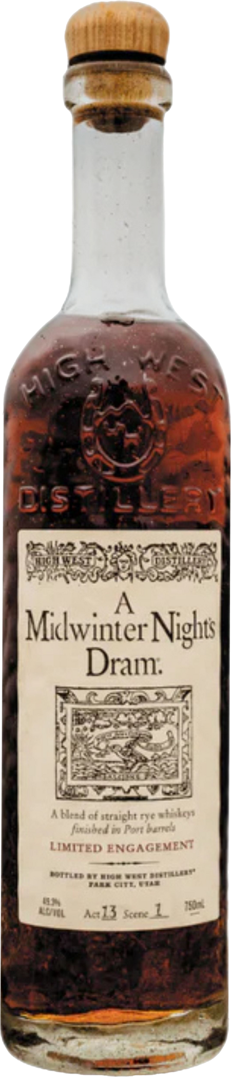 High West A Midwinter Night's Dram Act 13 Straight Rye Whiskey