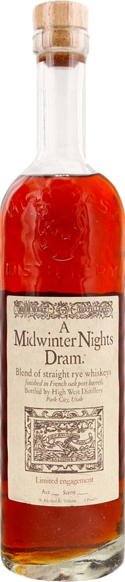 High West A Midwinter’s Night Dram Act 8 Straight Rye Whiskey