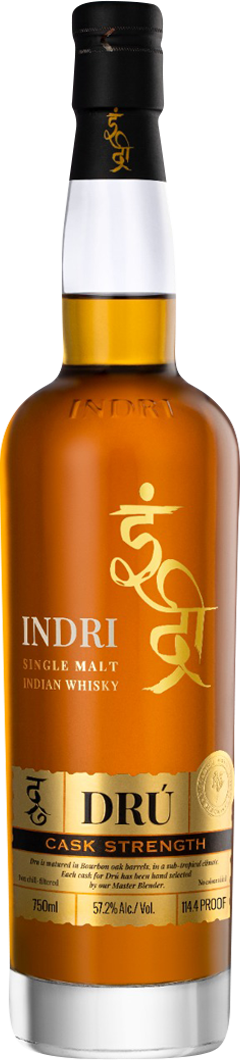 Indri Dru Cask Strength Single Malt Indian Whisky