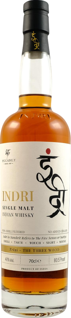 Indri 'Trini - The Three Wood' Indian Single Malt Whisky