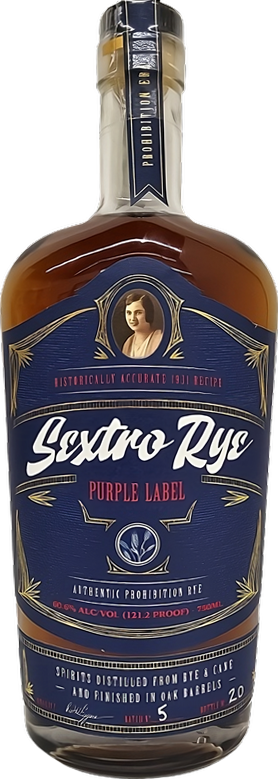 Sextro Rye Purple Label Rye Whiskey