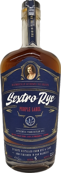 Sextro Rye Purple Label Rye Whiskey – Flaviar