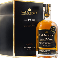 IrishAmerican 21 Year Old Single Malt Irish Whiskey (700mL)
