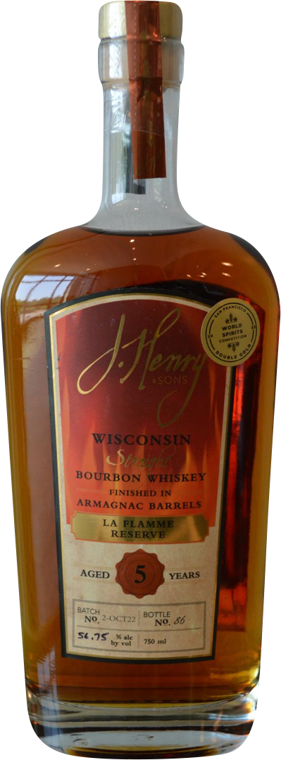 J. Henry & Sons La Flamme Reserve 5 Year Old Straight Bourbon Whiskey