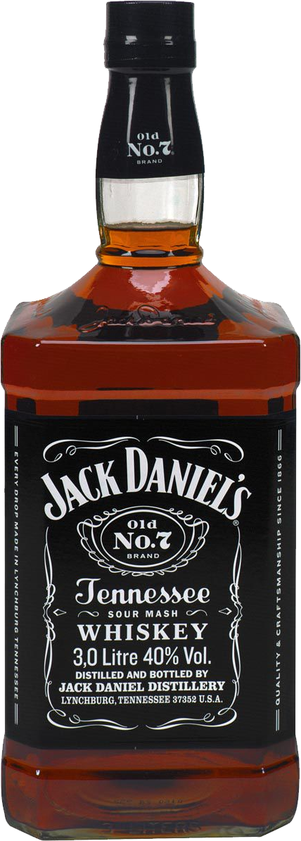 Jack Daniel's Black Label Old No.7 Brand Sour Mash Whiskey (3L)