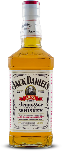 Jack Daniel's White Label Old Time 1907 Sour Mash Tennessee Whiskey (700mL)