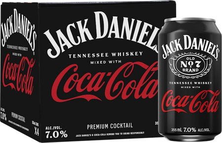 Jack Daniel's No 7 Whiskey & Cola Cocktail (1.42L)