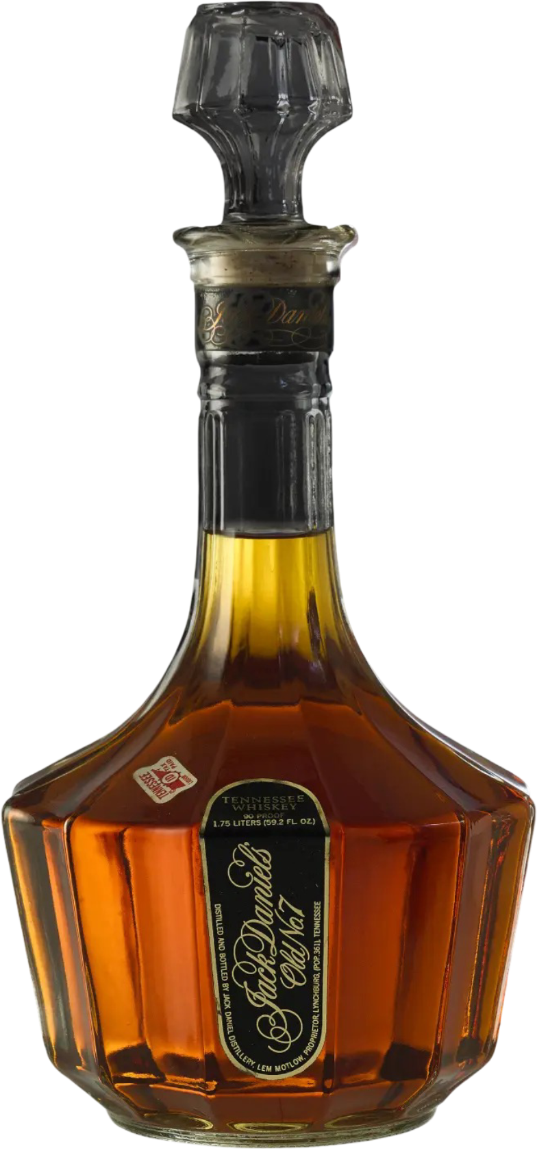 Jack Daniel's Silver Cornet Decanter Tennessee Whiskey (1.75L
