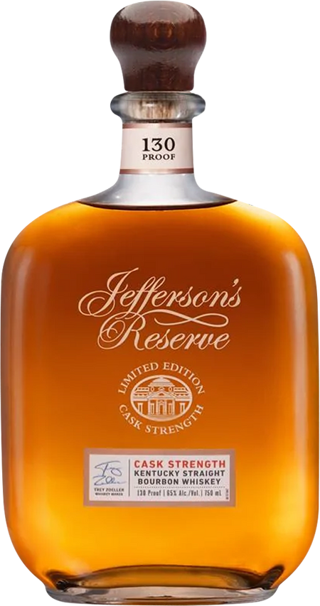 Jefferson's Reserve Cask Strength Kentucky Straight Bourbon Whiskey