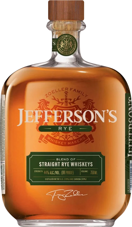 Jefferson's Blend of Straight Rye Whiskey