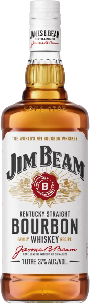 Jim Beam Bourbon Whiskey (1L)