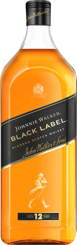 Johnnie Walker Black Label 12 Year Old Blended Scotch Whisky (1.75L)