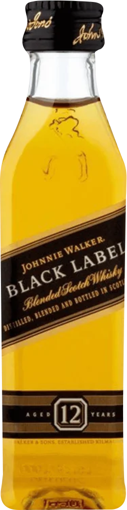 Johnnie Walker Black Label 12 Year Old Blended Scotch Whisky (50mL)