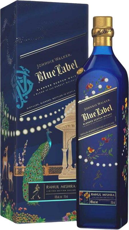 Johnnie Walker Blue Label x Rahul Mishra Limited Edition Blended Scotch Whisky (40%)