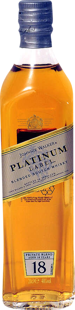Johnnie Walker Platinum 18 Year Old Blended Scotch Whisky (200mL)