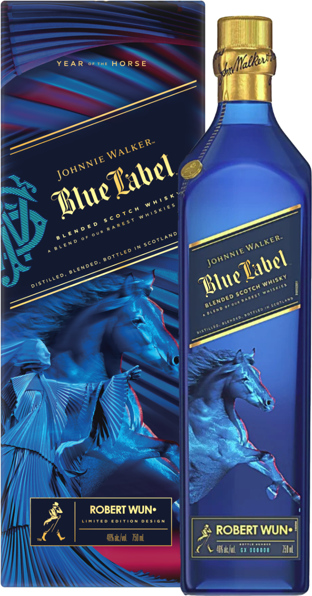 【期間限定価格】Johnnie Walker Blue Label 1000ml Johnnie Walker Blue Label Year of The Horse 2026 Edition Blended