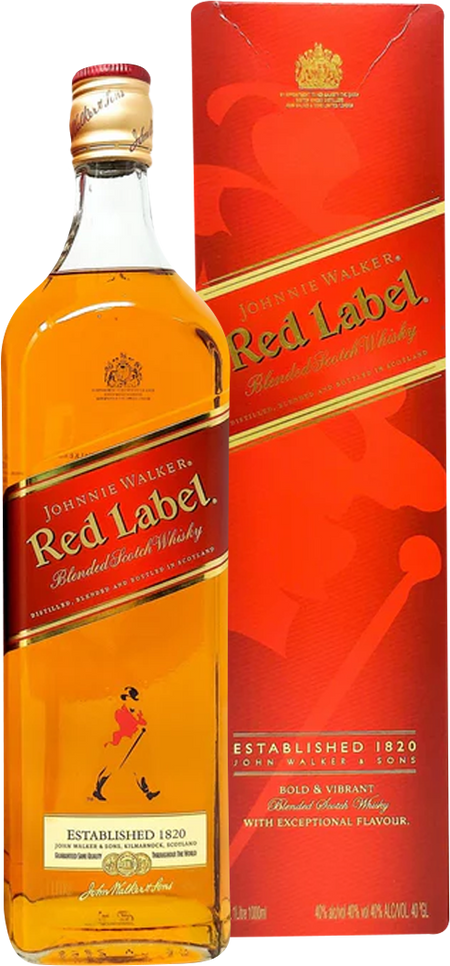 Johnnie Walker Red Label Blended Scotch Whisky (1L)