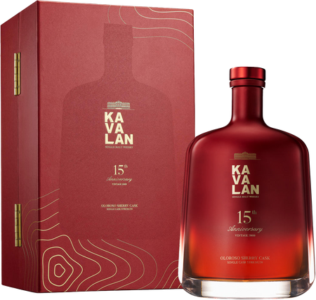 Kavalan 15th Anniversary Oloroso Sherry Cask Matured Vintage Single Malt Whisky