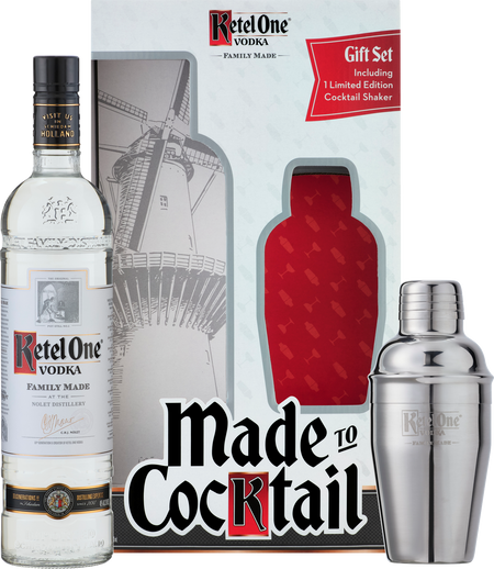 Ketel One Vodka with Cocktail Shaker