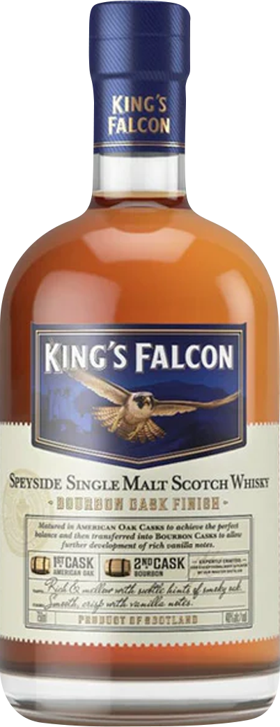 King's Falcon Bourbon Cask Finish Single Malt Scotch Whisky