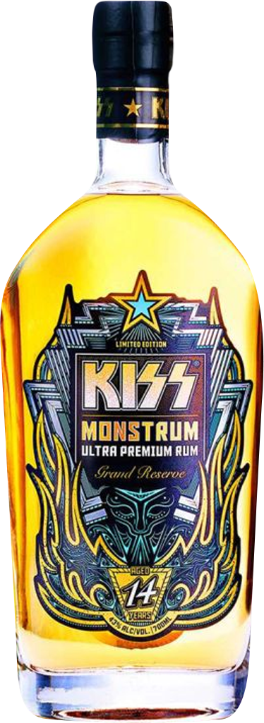 KISS 'Monstrum' 14 Year Old Grand Reserve Ultra Premium Dark Rum