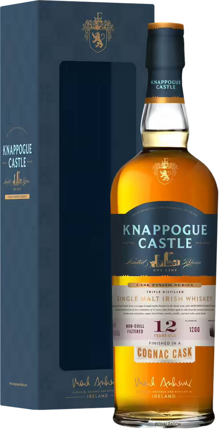 Knappogue Castle Cognac Cask 12 Year Old Single Malt Irish Whiskey