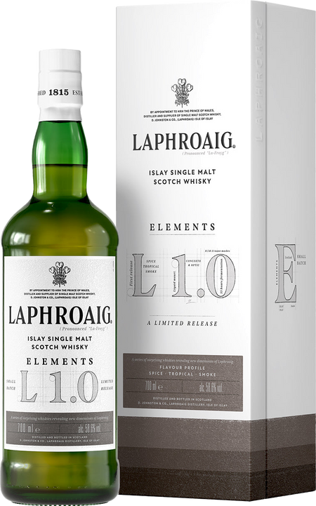 Laphroaig Elements L 1.0 Spice Tropical Smoke Islay Single Malt Scotch Whisky (700mL)