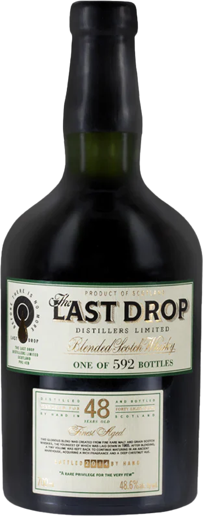 The Last Drop 48 Year Old Finest Aged Blended Scotch Whisky