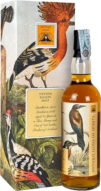 Antique Lions of Spirits 'The Birds' 41 Year Old Single Malt Scotch Whisky (700mL)