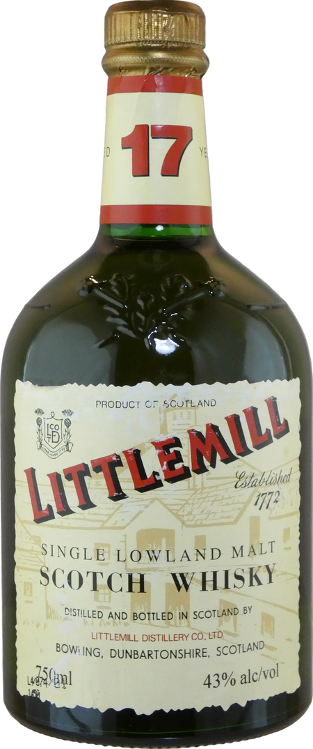 Littlemill 17 Year Old Single Malt Scotch Whisky