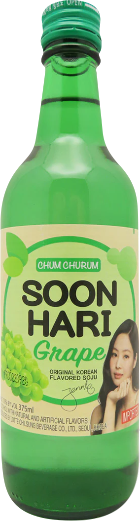 Lotte 'Chum Churum - Soonhari' Grape Soju (375mL)