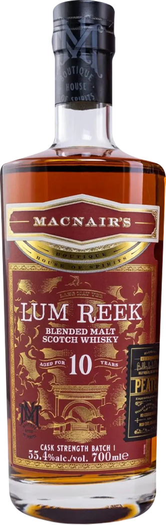 MacNair's 'Lum Reek' Peated 10 Year Old Blended Malt Scotch Whisky (700mL)