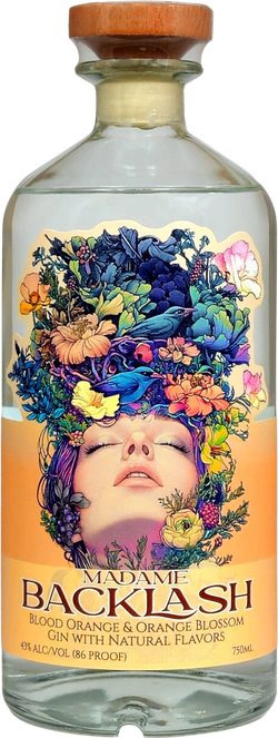 Madame Backlash Blood Orange & Orange Blossom Gin