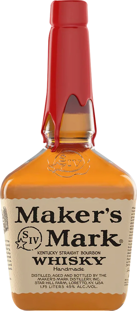 Maker's Mark Handmade Kentucky Straight Bourbon Whiskey (1.75L)