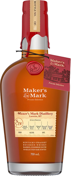 Maker's Mark Private Selection The Cardiff Seaside Market Batch No. 1751252 Bourbon Whiskey