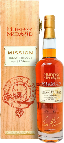 Murray McDavid Mission Islay Trilogy 1969 Vintage Scotch Whisky (700mL)